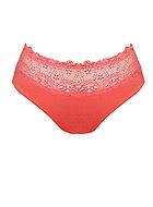 Thong, wide lace edge, slightly higher waist, plus size